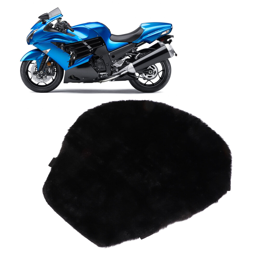 Motorcycle Seat Pad Fluff Temperature Control Plush Comfort Seat Cushion 3201373391192
