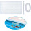 Pool Leaf Skimmer Net Set, Protective Grille for Above Ground Pools, Lightweight 2
