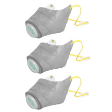 Dog Filter Masques 3Piece Set Breathable Reusable Dog Face Mask Air Filter Running Hiking Small Medium Large Breeds