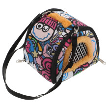 1 Piece Small Pet Carrier Bag for Hamsters, Breathable Outdoor Handbag with Ventilation Holes