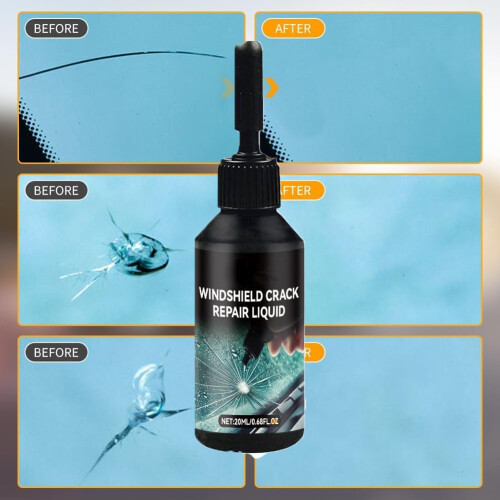 Windshield Crack  Kit,  Glass Cracks Gone  Kit, for Windshields, Windows, Mirrors, All Crack Types Windshield  Kit 1