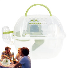 Hamster Travel Carrier, Portable Guinea Pig Carrier, Small Pet Carry Case, Breathable Mesh Design, Lightweight Ref: 1699
