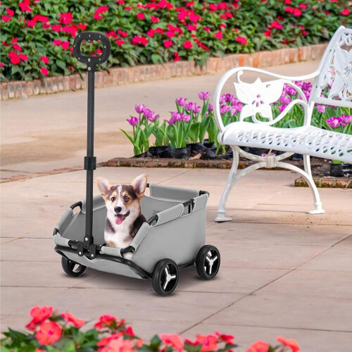 'TravelFriendly Pet Stroller for Elderly and Cats' 2