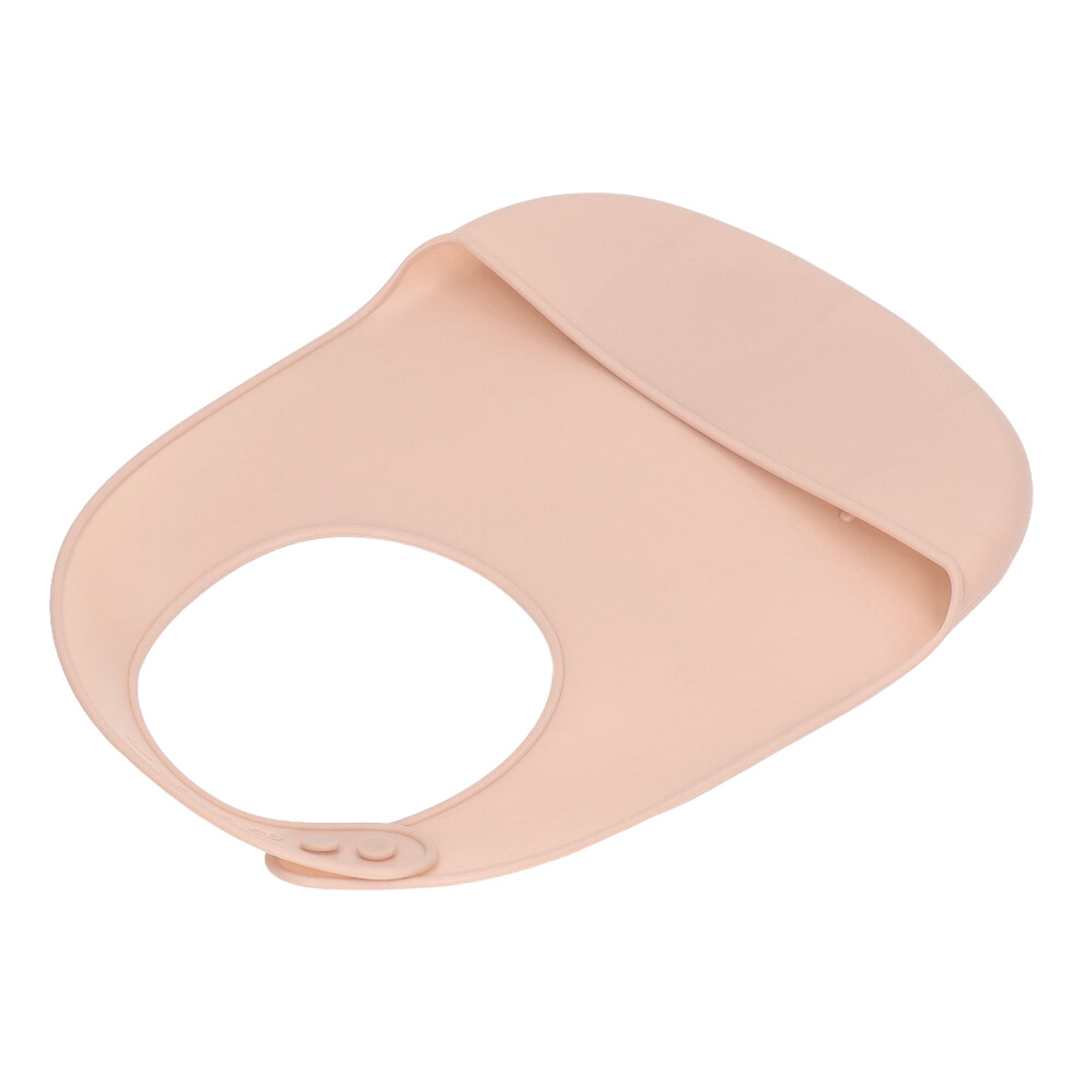 Waterproof Baby Bibs In 10-72 Months Soft Silicone Easy Clean Pink