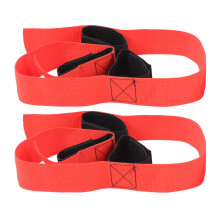 Color Coded Straps Teamwork Game Bands Reusable Outdoor Game Leg Workout Band Vibrant Colors For Boys Girls Adults Random Hook And Loop Fastener Stron