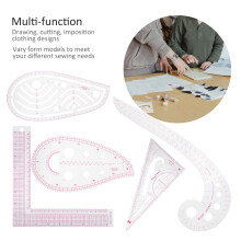 5 stücke Nähen Lineal Multifunktions Kurve Geformt