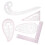 Pattern Making Design Ruler Kit, Flexible Measuring Tool Sew French Curve Ruler for Beginners, Fashion Design Template Multi-function Ruler Plastic 7