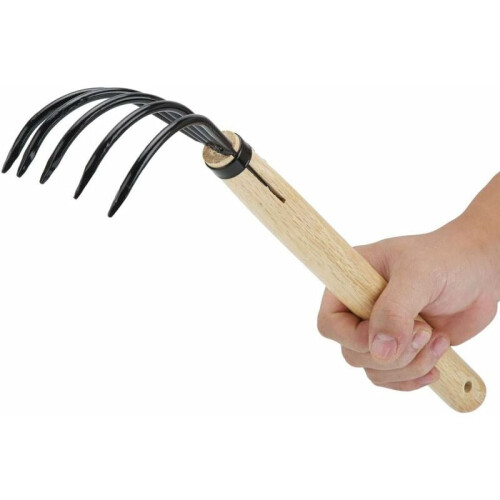 Ιαπωνικός καλλιεργητής κήπου Ninja Claw, τσουγκράνα Ninja Claw 5 ακίδων με σιδερένια