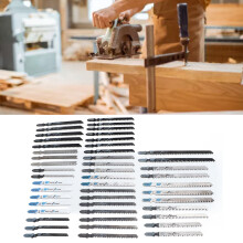 48 Stück T-Schaft-Laubblätter aus Hochgeschwindigkeitsschmalstahl für Holz, Kunststoff, Metall