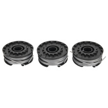 Rasentrimmer Line Spulen Rasenmäher Ersatz 3 Stück pro Set für G40LTK2x / 2101507 für Greenworks G40LT G40LTK2