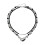 Collier de perles en forme de cœur romantique, léger et 1