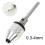 0.3-4mm Dia Drill Chuck Adapter Μετατροπέας κράματος αλουμινίου Τρυπάνι 3