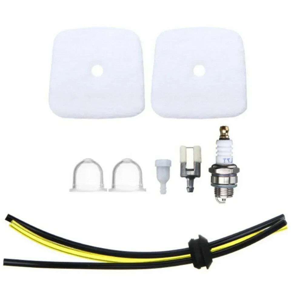 Fuel Line Spark Plug Air Filters Primer Pump Service Set For Echo Srm2100 Srm 2400 Brushcutter Grass Trimmer Part 6935161464627