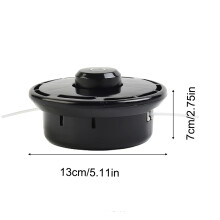 Teil-Trimmerkopf M10x1,25 FLH Ersatz-Spulenkopf für Außenleben UMK425E UMK431E für Honda Für Honda UMK425E UMK431E