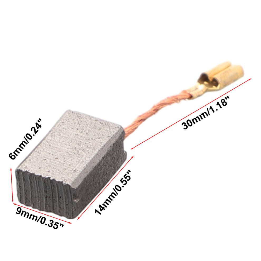 Brand Power Tool Parts Carbon Brushes Motor Carbon Brush Metal Motors 14Mm X 9 X 6Mm Carbon Electric Motors 6935161482249