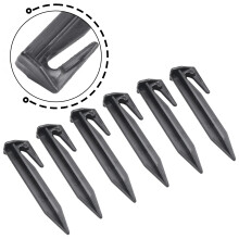 100 Stück Rasenmäher-Grenzstifte Rasenspitzen für Kabeldurchmesser von 0,1 bis 3,8 mm zur sicheren Verankerung des Robotermäher-Gartenwerkzeugs