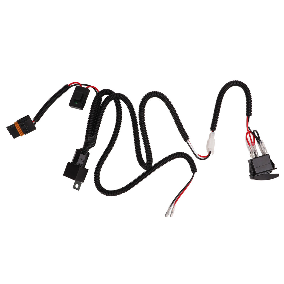 12V 40A Car Horn Wiring Harness Relay Kit With Copper Coil & Flame Retardant 4661373395597
