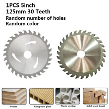 5inch 125mm Circular Saw Blade 30 Teeth 20mm Bore Wood Cutting Disc Wheel Saw Discs Woodworking Power Tools