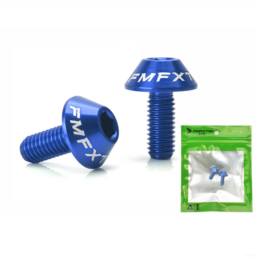 Bicycle Maintenance Essentials Pair Aluminum Alloy Bottle Bolts For Standard Bicycle Bottle Cages Blue 9189345339691