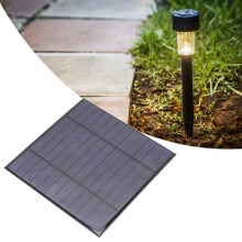 Mini Pannello Solare da 6V 4.5W per Lampade da Giardino e da Parete, Superficie in Epoxy Polisilicio