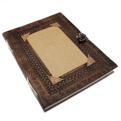 Huge Customisable Visitor Leather Book 10x13 (200 pages) 1