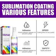 100ml Transparenter Sublimationsbeschichtungsspray 145x38mm Hitzeübertragung & Fleckenabwehr