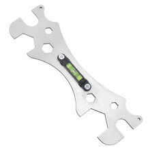 Multifunction keychain mirror tool, shower faucet disc hex wrench remover for bathroom faucet water pipe
