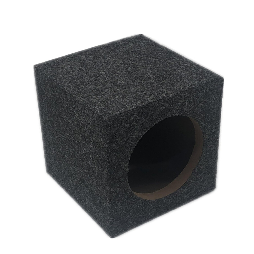 Single Car Subwoofer Enclosure Case 4Inch Sealed Speaker Cabinet, Sturdy Frame For Home, Vehicle, Public Audio 9189345339905