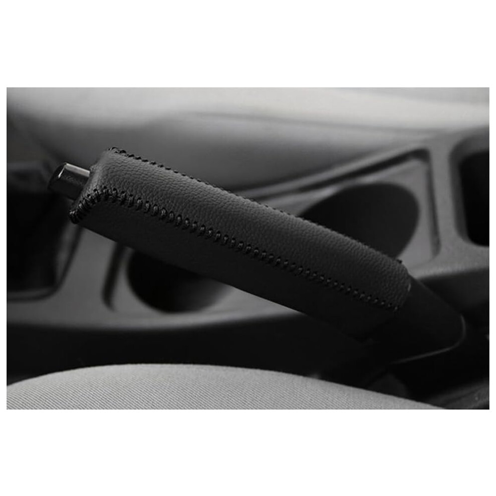 Car Handbrake Cover For Benz/Amg Slk Slc R170 R171 R172 Slk 55 32 Leather Interior Handbrake Handle Protection Handbrake Grips Protective Cover 9382693670618