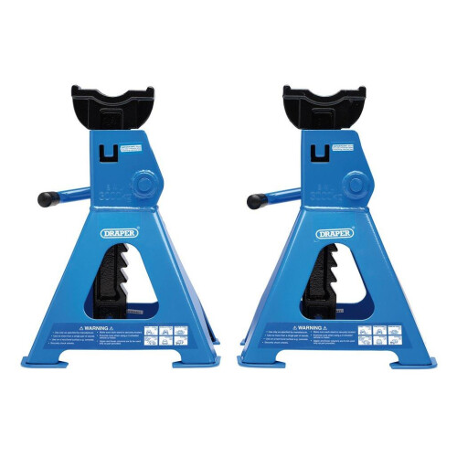 Draper Ratcheting Axle Stands, 3 Tonne (Pair) 2