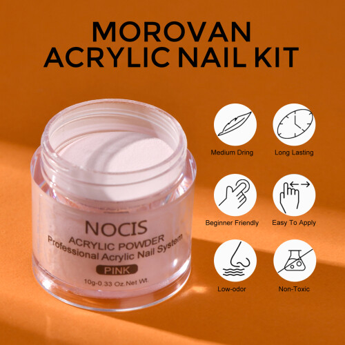 NOCIS Acryl-Nagel-Set, Acrylpulver, 2