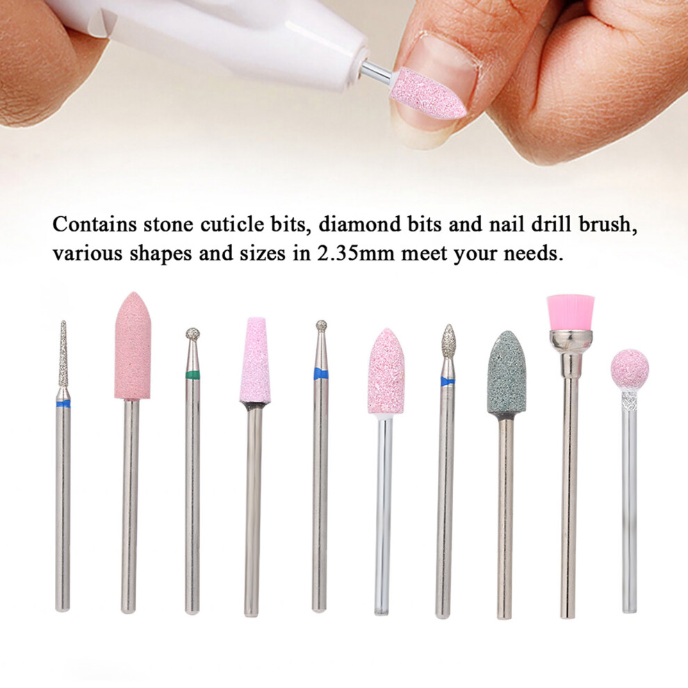 10 stÃ¼cke Nagel Bohrer Bits HÃ¤utchen Reiniger