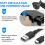 Double Headed Car Fan 3 Speeds, TwoLevel Light, USB for Saloon 2
