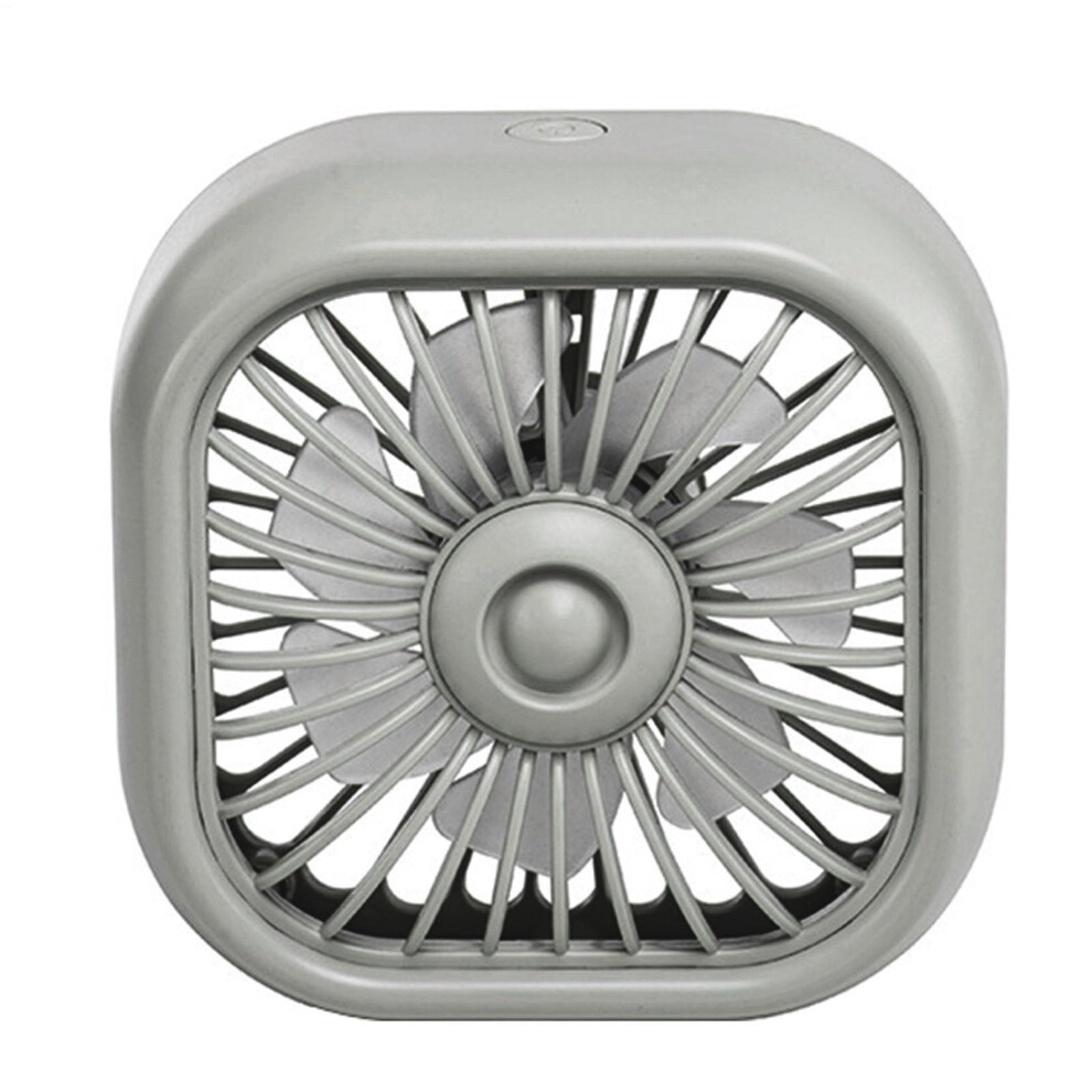 Electric Car Fan Dashboard Motor Twin Cooling Fans, 12V Vehicle Ventilation Fan Rotatable Auto Fan With Powerful Blades, Quiet Motor 9382693670991