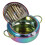 Fritteuse aus Edelstahl mit Thermometer, 3,2 l, 11