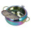 Fritteuse aus Edelstahl mit Thermometer, 3,2 l, 7
