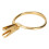 Anéis de cortina com presilhas, acabamento dourado, design resistente e durável, compatíveis com varões de 3 cm (1,2 polegadas), instalação 3