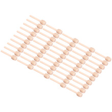 Natural Wood Honey Dipper Sticks 8cm 100Pcs for Weddings & Restaurants