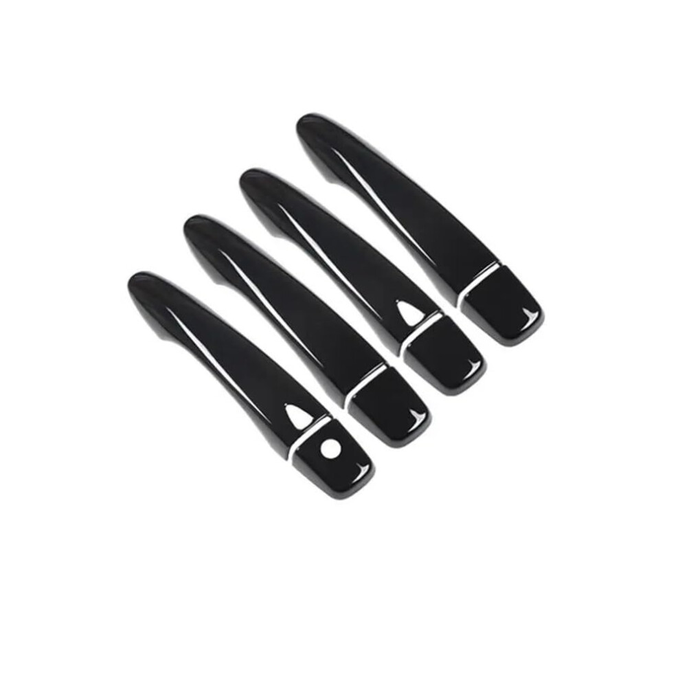 Car Exterior Door Handle For Nissan Navara Np300 Frontier D23 2015 Glossy ( 2 Buttons) Black 9347817983814
