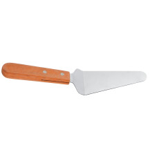 Professioneller Pizzaschaufel, abgeschrägte Edelstahlkante mit Holzgriff für sicheren Halt, ergonomisches Design, Gewerbequalität, ungiftig,