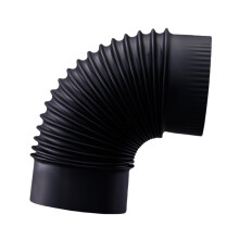 Black 90 Degree Elbow Stove Pipe Elbow Chimney for RV Camping Flue Pipe Adapter Pipe Stainless Steel Inner Diameter: Inner Diameter: