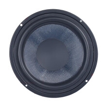 8 Inch Car Subwoofer with Blue Fiberglass Cone, Enhanced Bass, Waterproof IPX4 Car Speakers