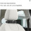 USB Car Ventilator Cooling Fan Practical USB Car Fan Car Headrest Cooler Black 2