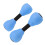 Durable EVA Foam Water Exercise Dumbbells - 2pcs for Pool Workouts 2