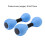 Durable EVA Foam Water Exercise Dumbbells - 2pcs for Pool Workouts 10