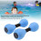Durable EVA Foam Water Exercise Dumbbells - 2pcs for Pool Workouts 5