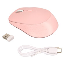 Ultraslanke, stille, draadloze muis, oplaadbaar via USB, Bluetooth, schakelbare modi, DPI-instellingen, lichtgewicht, ergonomisch, RGB-verlichting