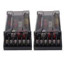 Enhance Car Audio: 2Pcs Universal Crossover Improve Bass & Safe Use
