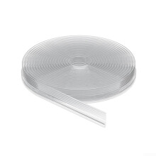 Door Draft Stopper 400cm Transparent TPE Door Seal Strip for Noise Reduction and Draft Blocking