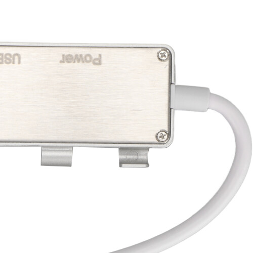 High Speed USB 3.0 & USB C Multiport Hub, Silver, 4 Ports 2